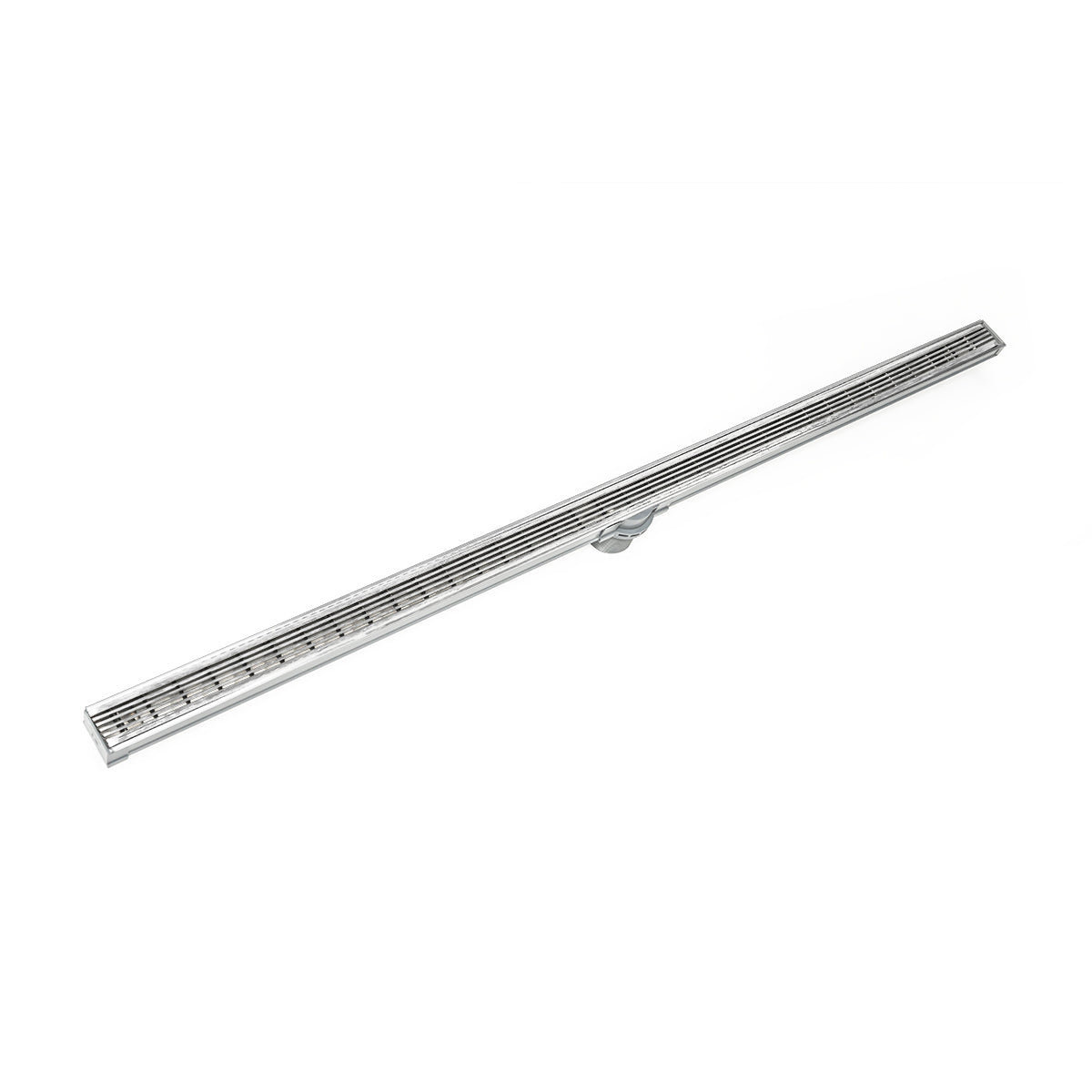 Infinity Drain S-LAG 3848  48" S-PVC Series Low Profile Complete Kit with 1 1/2" Wedge Wire Grate