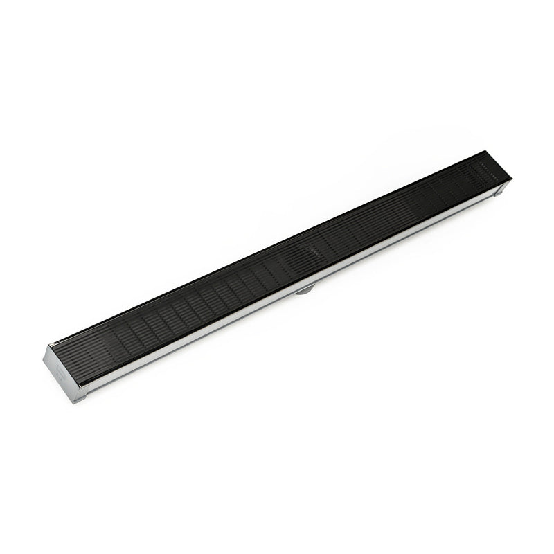 Infinity Drain S-LAG 6596  96" S-PVC Series Low Profile Complete Kit with 2 1/2" Wedge Wire Grate