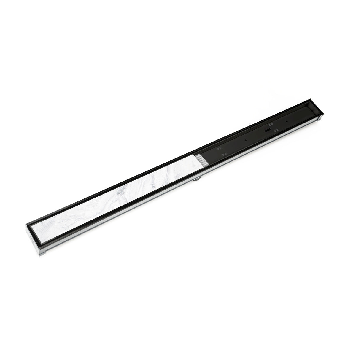 Infinity Drain S-LTIF 6572  72" S-PVC Series Low Profile Complete Kit with 2 1/2" Tile Insert Frame