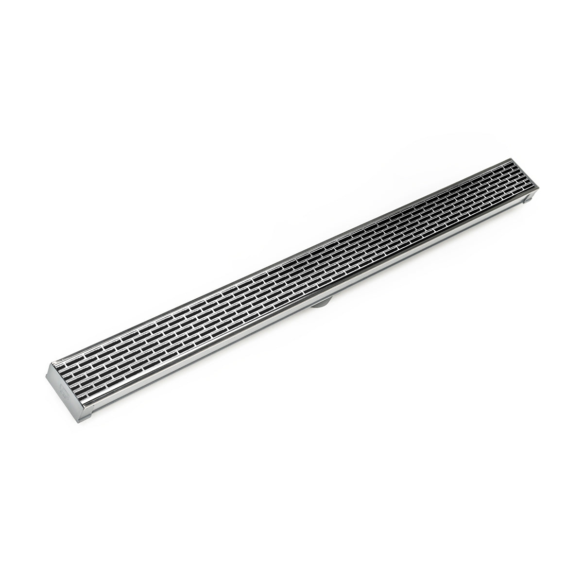 Infinity Drain S-LT 6536  36" S-PVC Series Low Profile Complete Kit with 2 1/2" Perforated Offset Slot Grate