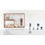Wet Style S1800 Furniture Niche - Wall Mounted - 26 X 18 - For Bc01, Bc02, Bc05 Bc10 Bath - Parent