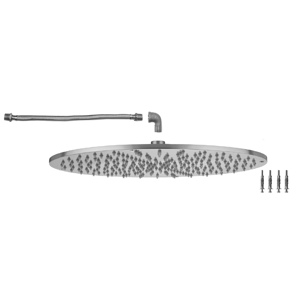 Jaclo S218-1.75 16" Round Square Flush Mount Rain Machine®- 1.75 Gpm - Parent