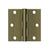 Deltana S33UR 3 x 3 Square Hinge