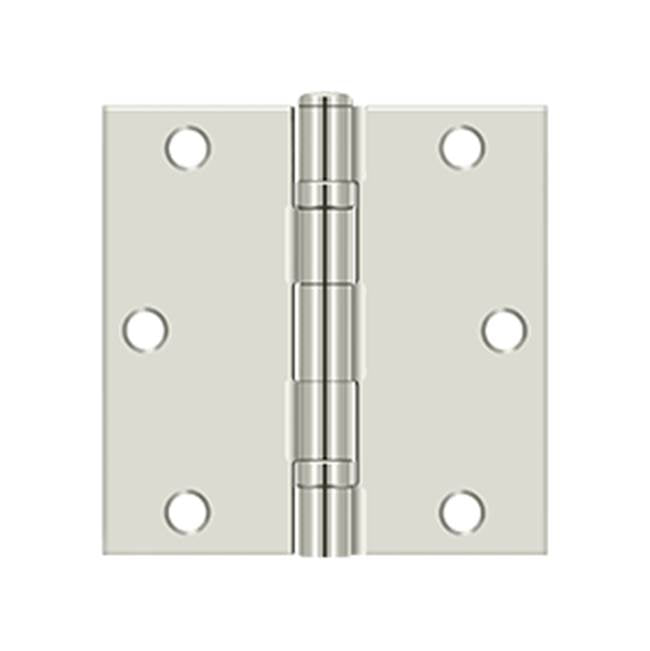 Deltana S35BB 3-1/2 x 3-1/2 Square Hinge, Ball Bearing