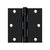 Deltana S35BB 3-1/2 x 3-1/2 Square Hinge, Ball Bearing
