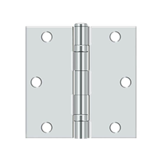Deltana S35BB 3-1/2 x 3-1/2 Square Hinge, Ball Bearing
