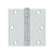 Deltana S35BB 3-1/2 x 3-1/2 Square Hinge, Ball Bearing