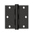 Deltana S35HD 3-1/2 x 3-1/2 Square Hinge, HD - Parent