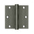 Deltana S35HD 3-1/2 x 3-1/2 Square Hinge, HD