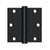 Deltana S35HD 3-1/2 x 3-1/2 Square Hinge, HD