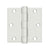 Deltana S35HD 3-1/2 x 3-1/2 Square Hinge, HD