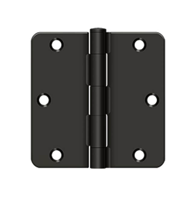 Deltana S35R4 3-1/2 x 3-1/2 x 1/4 Radius Hinge, Residential Thickness - Parent
