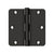 Deltana S35R4 3-1/2 x 3-1/2 x 1/4 Radius Hinge, Residential Thickness - Parent
