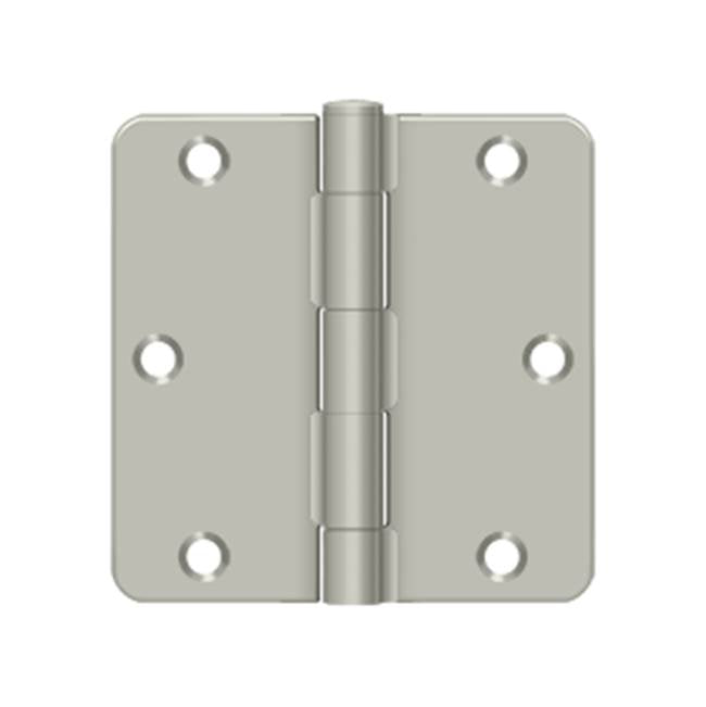 Deltana S35R4 3-1/2 x 3-1/2 x 1/4 Radius Hinge, Residential Thickness