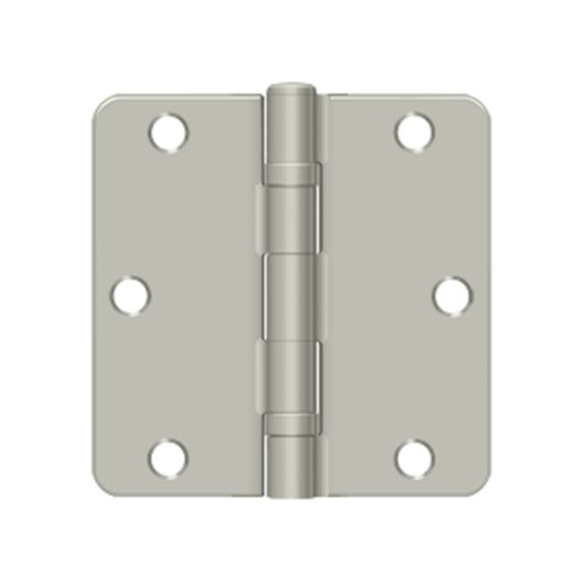 Deltana S35R4BB 3-1/2 x 3-1/2 x 1/4 Radius Hinge, Ball Bearing