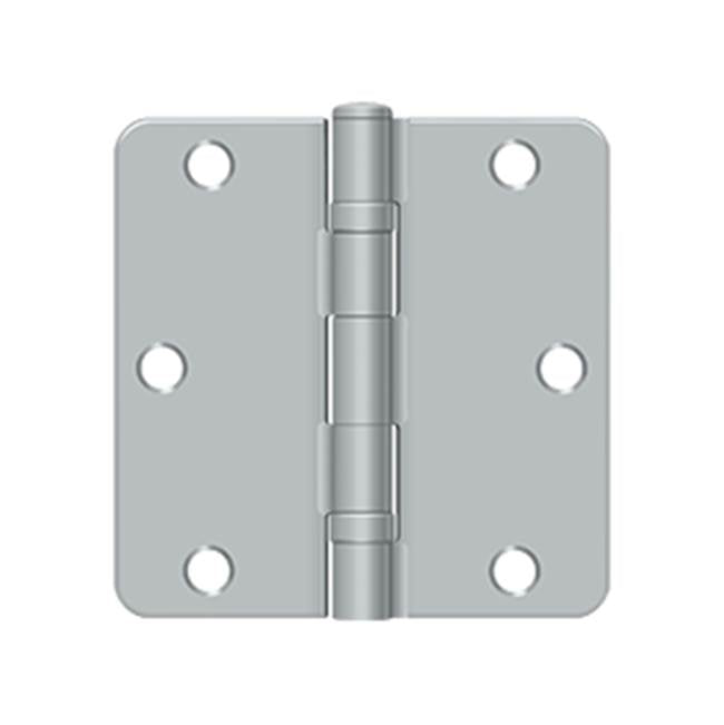 Deltana S35R4BB 3-1/2 x 3-1/2 x 1/4 Radius Hinge, Ball Bearing