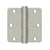 Deltana S35R4HD 3-1/2 x 3-1/2 x 1/4 Radius Hinge, HD