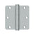 Deltana S35R4HD 3-1/2 x 3-1/2 x 1/4 Radius Hinge, HD
