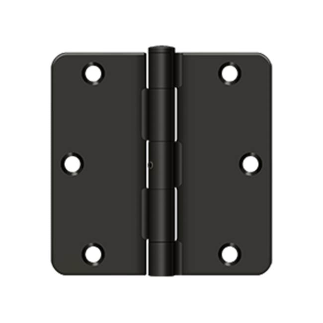 Deltana S35R4N 3-1/2 x 3-1/2 x 1/4 Radius Hinge, Residential Thickness - Parent