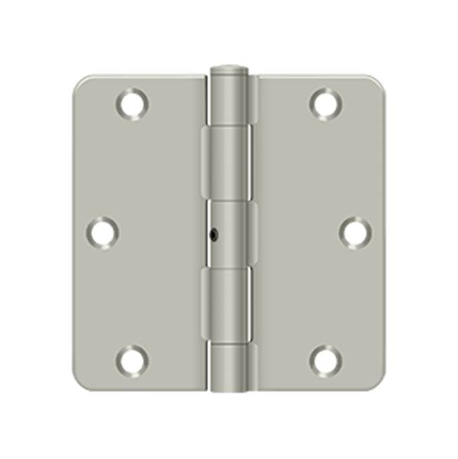 Deltana S35R4N 3-1/2 x 3-1/2 x 1/4 Radius Hinge, Residential Thickness