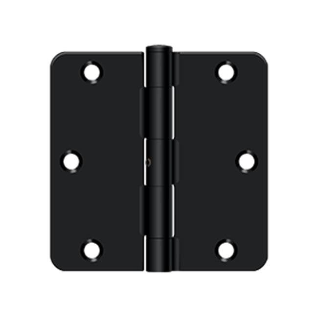 Deltana S35R4N 3-1/2 x 3-1/2 x 1/4 Radius Hinge, Residential Thickness