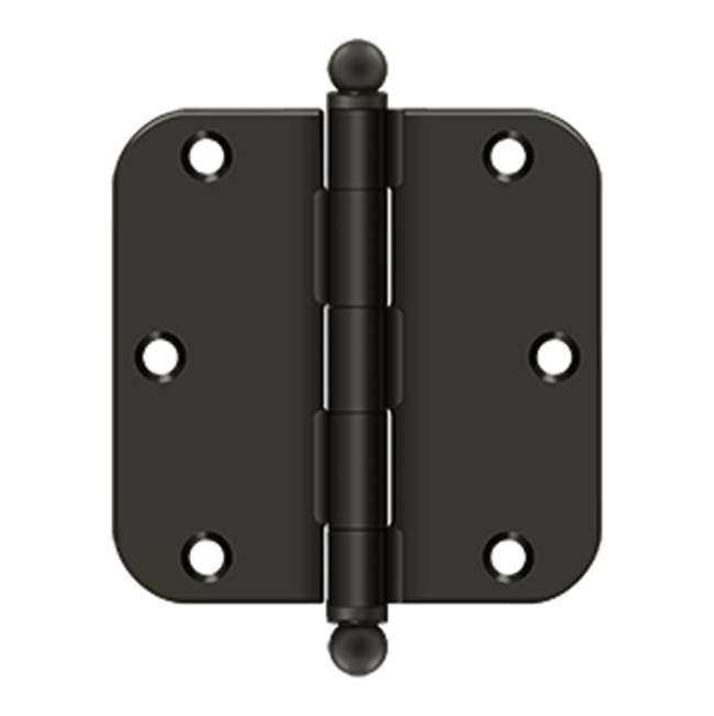 Deltana S35R5BT 3-1/2 x 3-1/2 x 5/8 Radius Hinge, With  Ball Tips - Parent