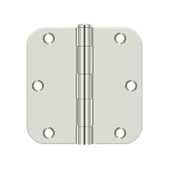 Deltana S35R5 3-1/2 x 3-1/2 x 5/8 Radius Hinge, Residential Thickness