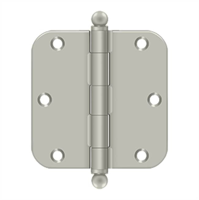 Deltana S35R5BT 3-1/2 x 3-1/2 x 5/8 Radius Hinge, With  Ball Tips