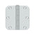 Deltana S35R5 3-1/2 x 3-1/2 x 5/8 Radius Hinge, Residential Thickness