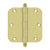 Deltana S35R5BT 3-1/2 x 3-1/2 x 5/8 Radius Hinge, With  Ball Tips