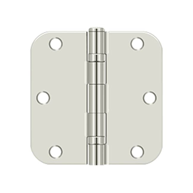 Deltana S35R5BB 3-1/2 x 3-1/2 x 5/8 Radius Hinge, Ball Bearing