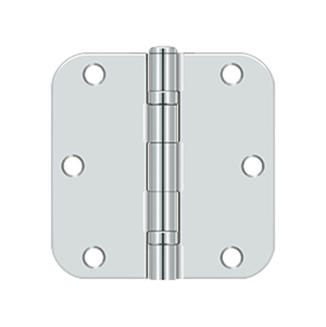 Deltana S35R5BB 3-1/2 x 3-1/2 x 5/8 Radius Hinge, Ball Bearing
