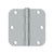 Deltana S35R5BB 3-1/2 x 3-1/2 x 5/8 Radius Hinge, Ball Bearing