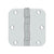 Deltana S35R5BB 3-1/2 x 3-1/2 x 5/8 Radius Hinge, Ball Bearing
