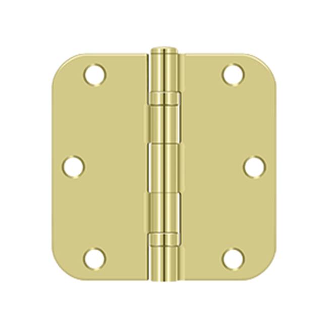Deltana S35R5BB 3-1/2 x 3-1/2 x 5/8 Radius Hinge, Ball Bearing