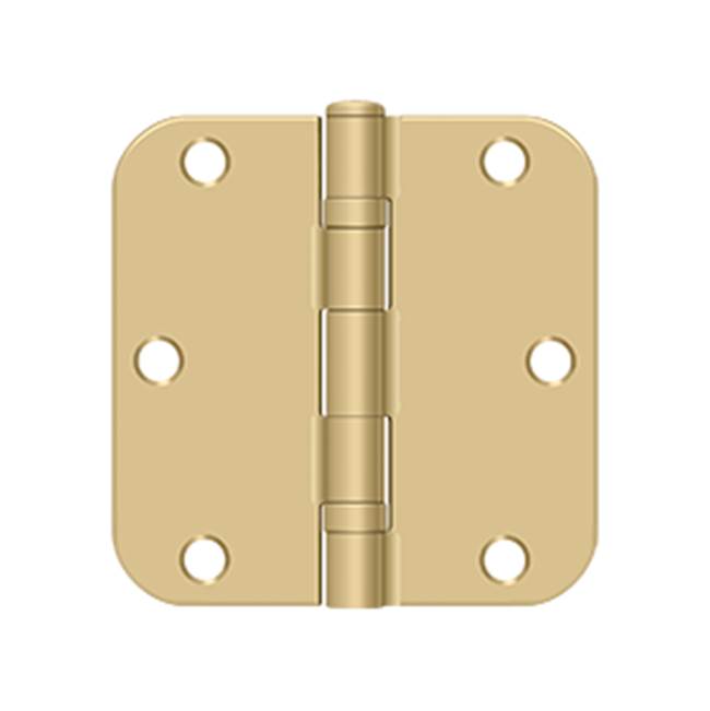 Deltana S35R5BB 3-1/2 x 3-1/2 x 5/8 Radius Hinge, Ball Bearing