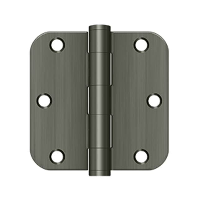 Deltana S35R5HD 3-1/2 x 3-1/2 x 5/8 Radius Hinge, HD