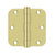 Deltana S35R5HD 3-1/2 x 3-1/2 x 5/8 Radius Hinge, HD