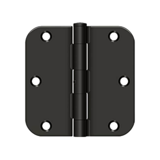 Deltana S35R5N 3-1/2 x 3-1/2 x 5/8 Radius Hinge, Residential Thickness - Parent
