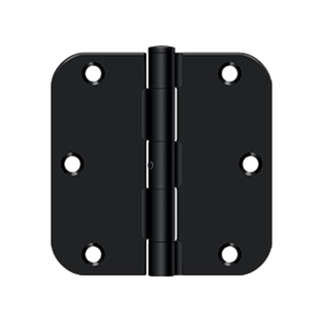 Deltana S35R5N 3-1/2 x 3-1/2 x 5/8 Radius Hinge, Residential Thickness