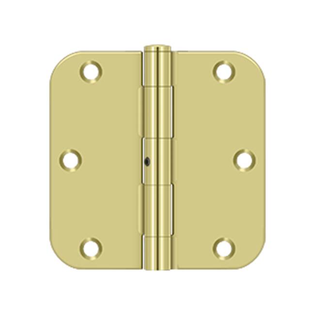 Deltana S35R5N 3-1/2 x 3-1/2 x 5/8 Radius Hinge, Residential Thickness