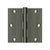 Deltana S35UR 3-1/2 x 3-1/2 Square Hinge