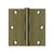 Deltana S35UR 3-1/2 x 3-1/2 Square Hinge