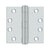 Deltana S44HD 4 x 4 Square Hinge, HD