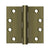 Deltana S44HD 4 x 4 Square Hinge, HD