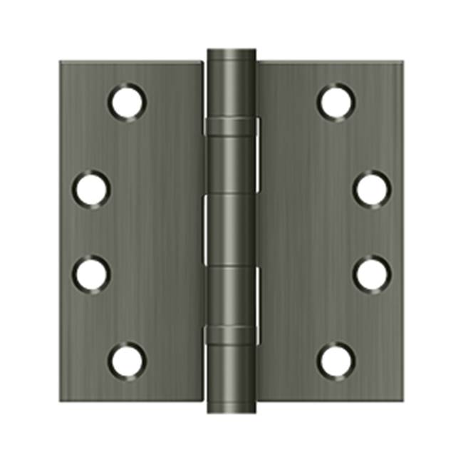 Deltana S44HDBB 4 x 4 Square Hinge, HD, Ball Bearings
