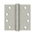 Deltana S44HDBB 4 x 4 Square Hinge, HD, Ball Bearings
