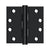 Deltana S44HDBB 4 x 4 Square Hinge, HD, Ball Bearings