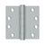Deltana S44HDBB 4 x 4 Square Hinge, HD, Ball Bearings