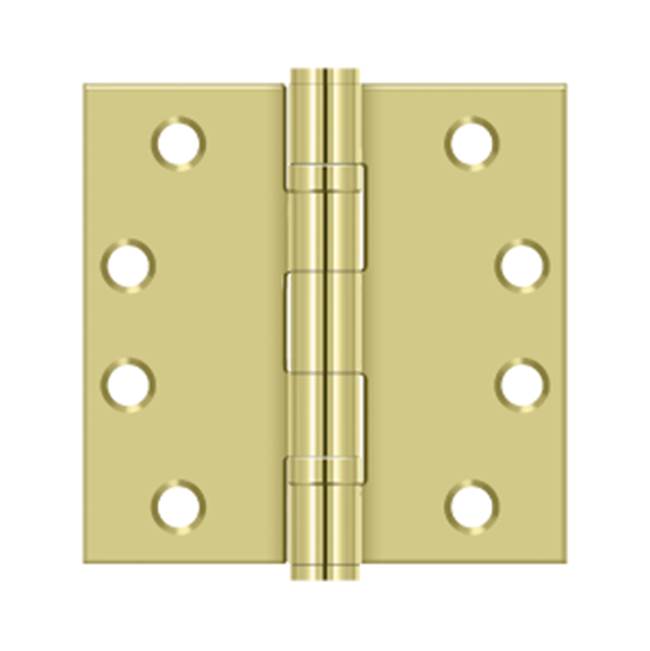 Deltana S44HDBB 4 x 4 Square Hinge, HD, Ball Bearings